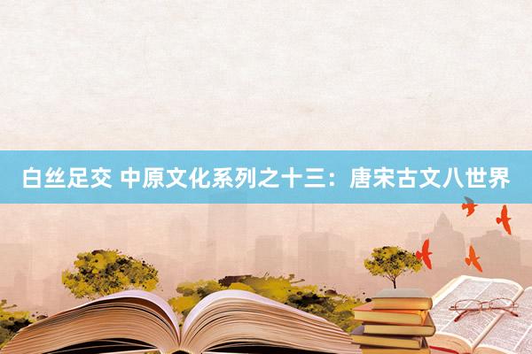 白丝足交 中原文化系列之十三：唐宋古文八世界